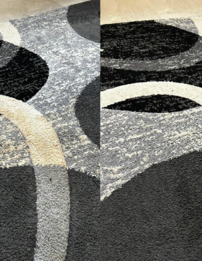 Čištění koberců Ostrava před a po