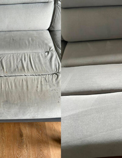 Čištění koberců Ostrava před a po sedačka